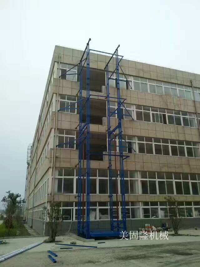 阳江室外双臂导轨式升降机厂家