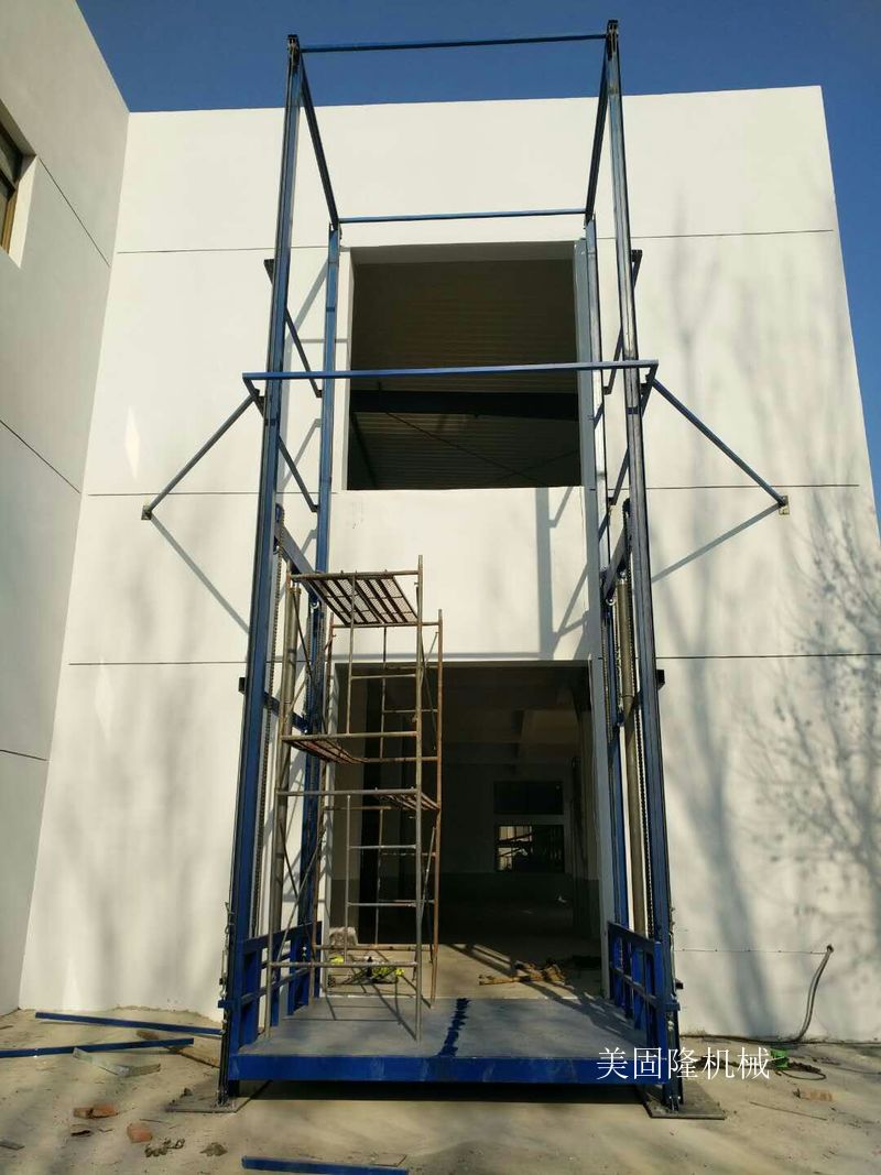 阳江仓库专用导轨式升降货梯价格